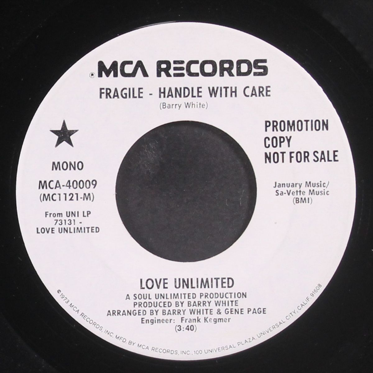 fragile - handle with care / mono by LOVE UNLIMITED