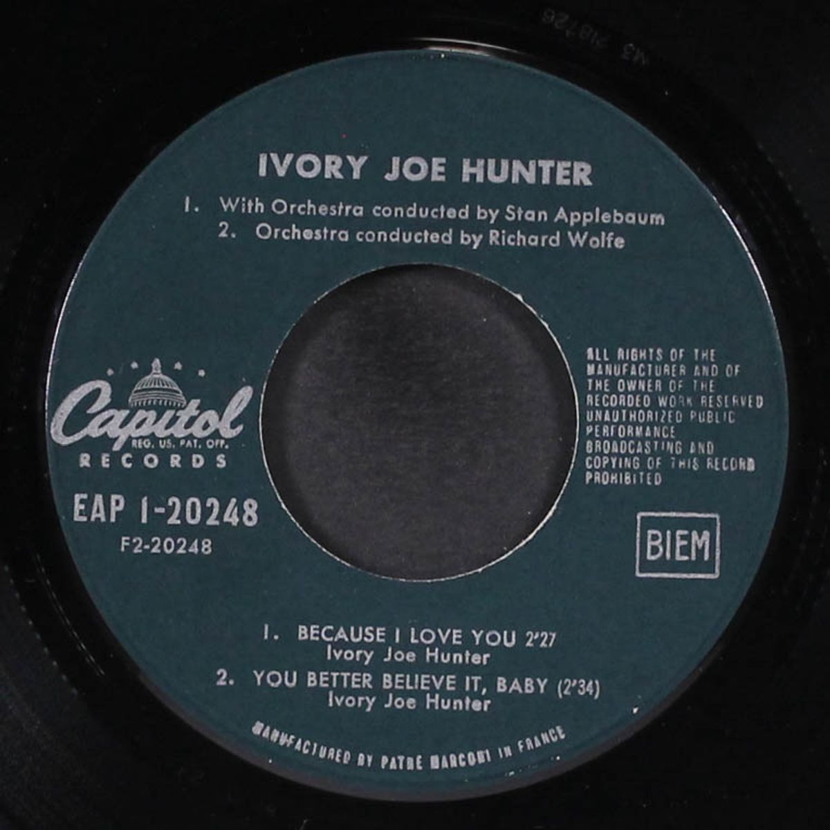 sings for twisters by IVORY JOE HUNTER