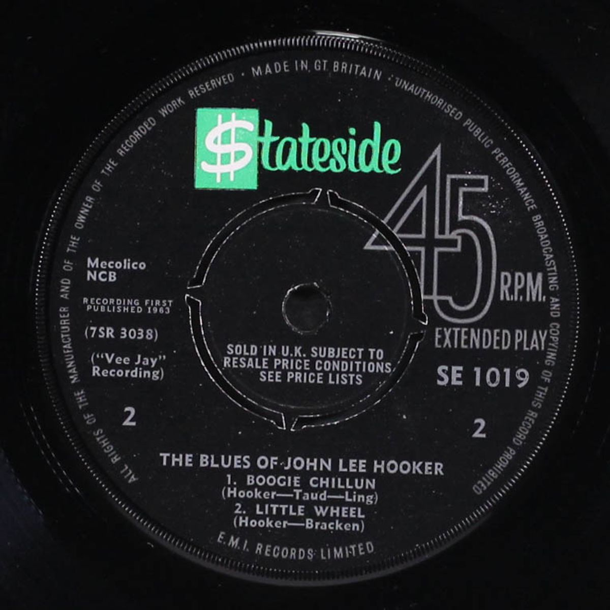 the blues of by JOHN LEE HOOKER