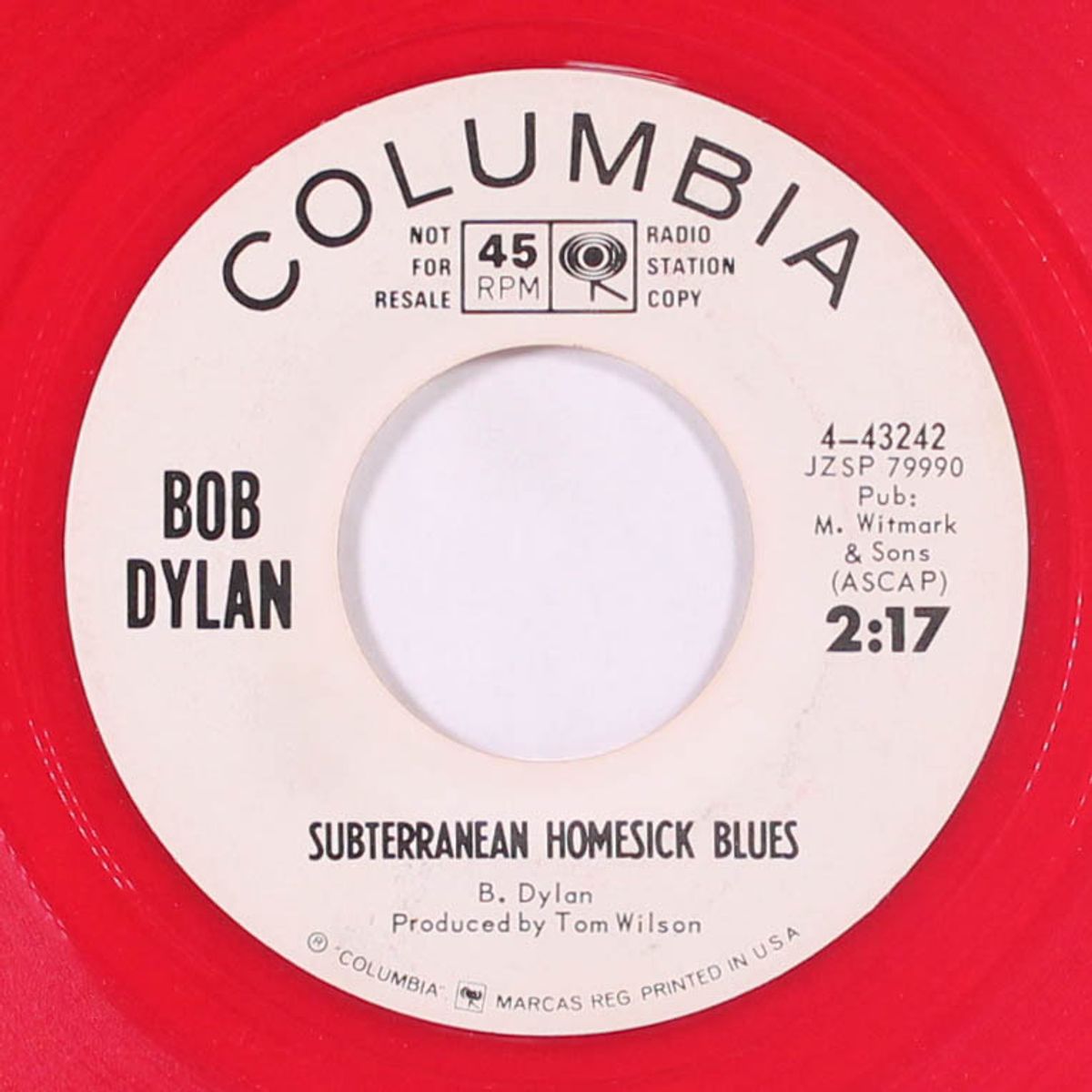 subterranean homesick blues / she belongs to me by BOB DYLAN