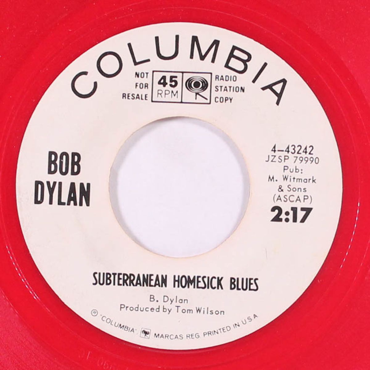 subterranean homesick blues / she belongs to me by BOB DYLAN