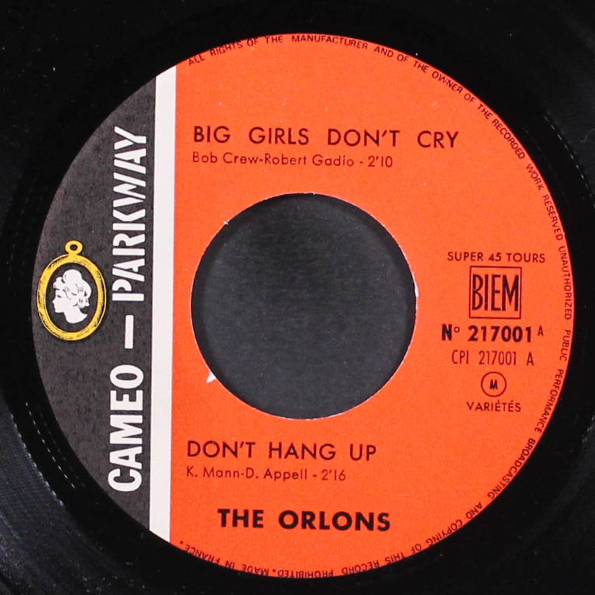 big girls don't cry by ORLONS