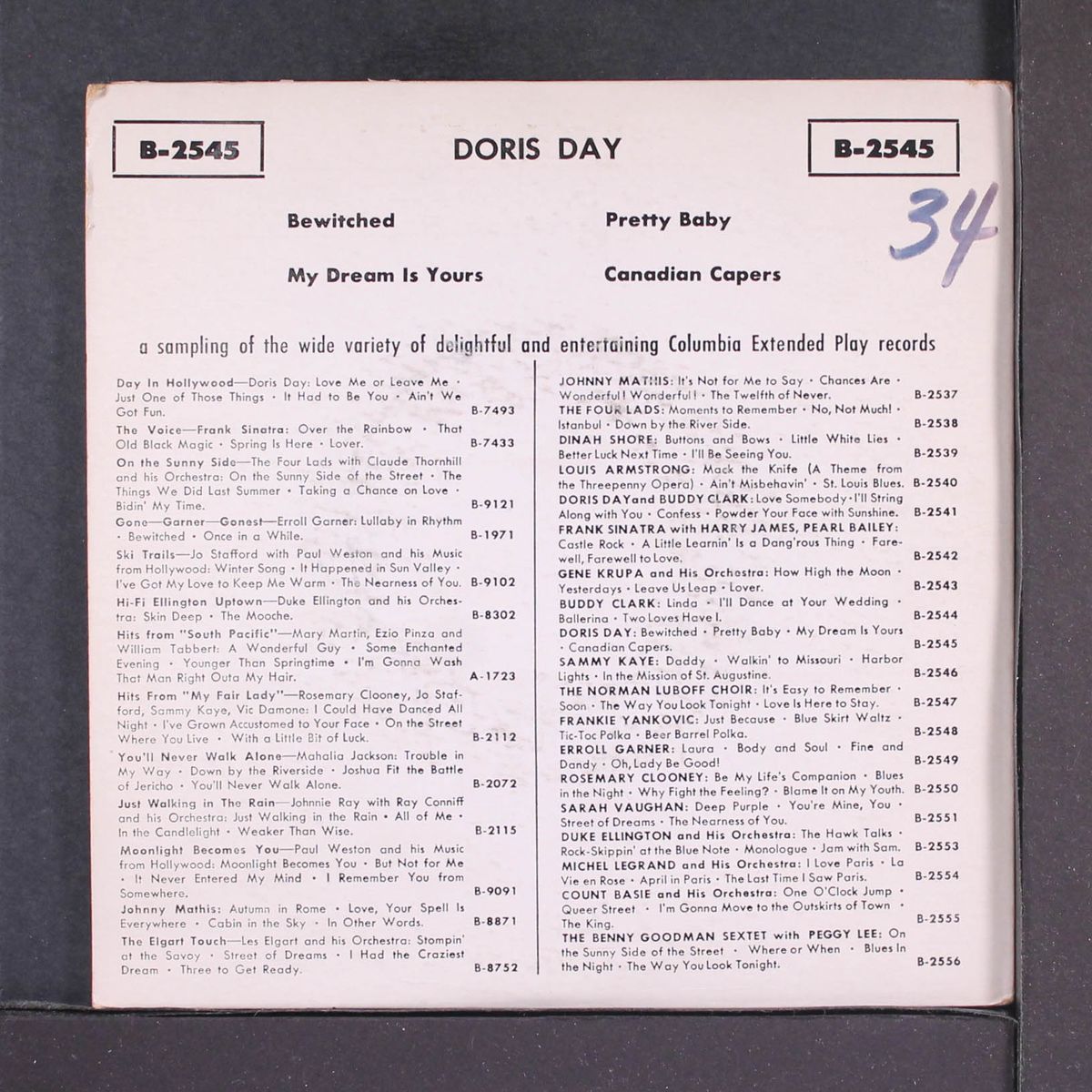 bewitched by DORIS DAY