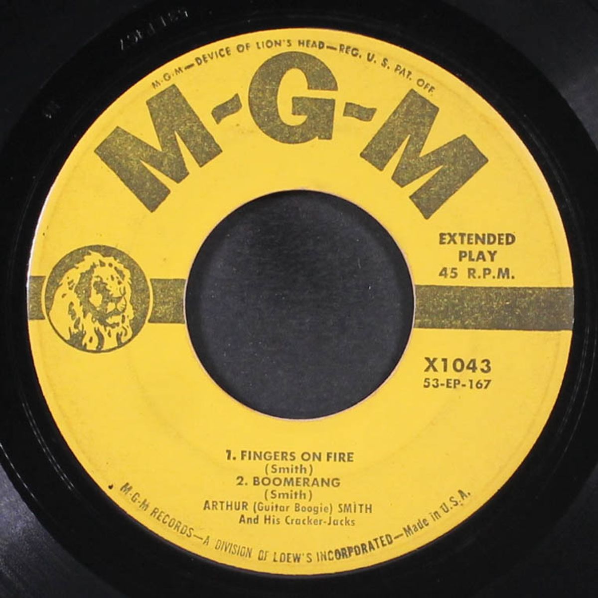 fingers on fire by ARTHUR (GUITAR BOOGIE) SMITH
