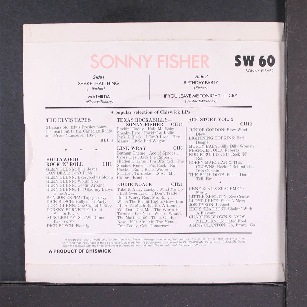 shake that thing by SONNY FISHER