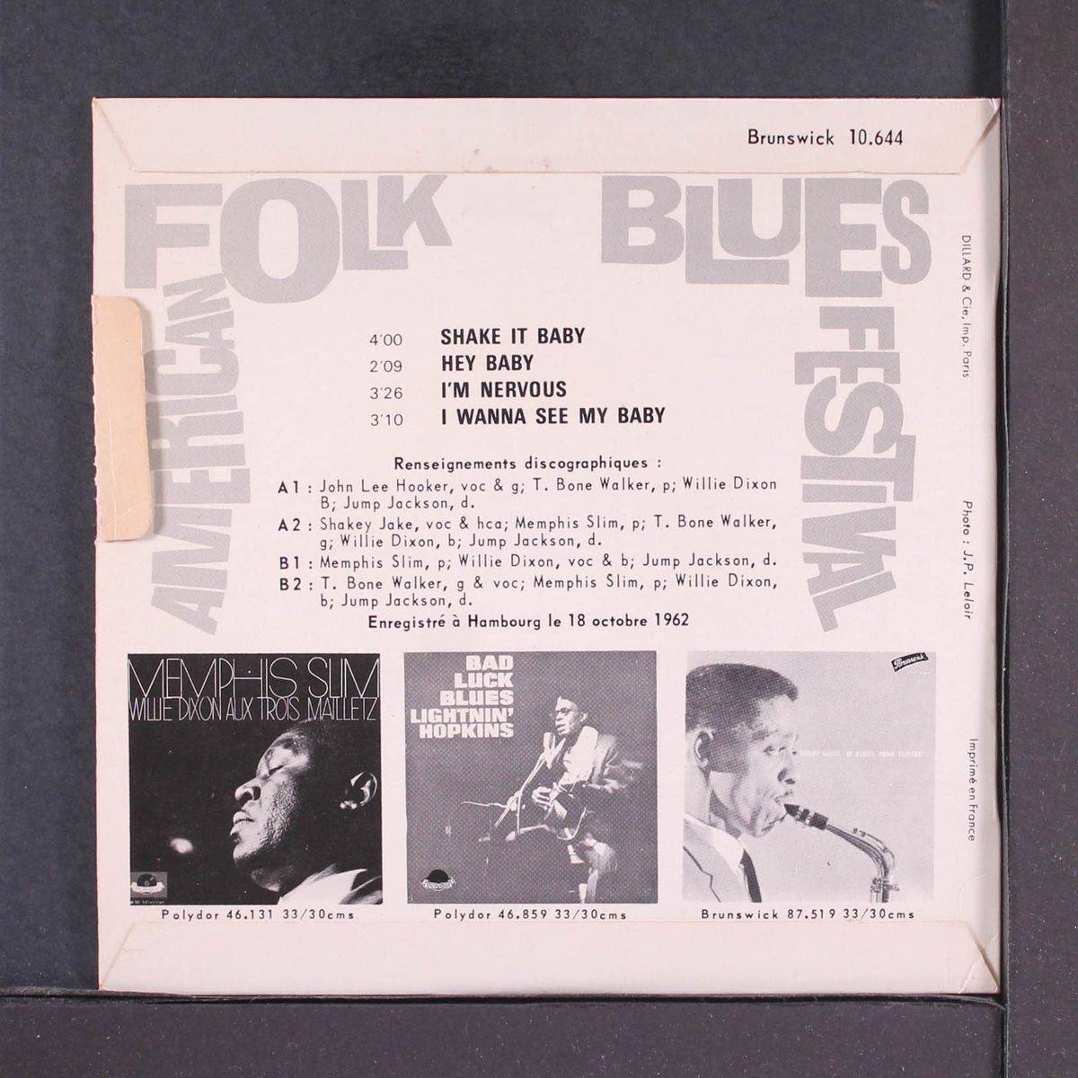 shake it baby by JOHN LEE HOOKER