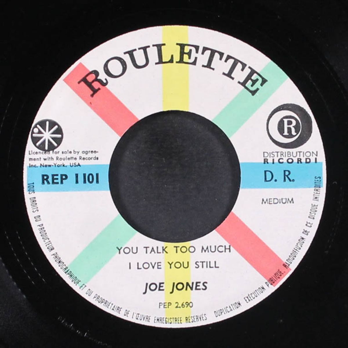 you talk too much by JOE JONES