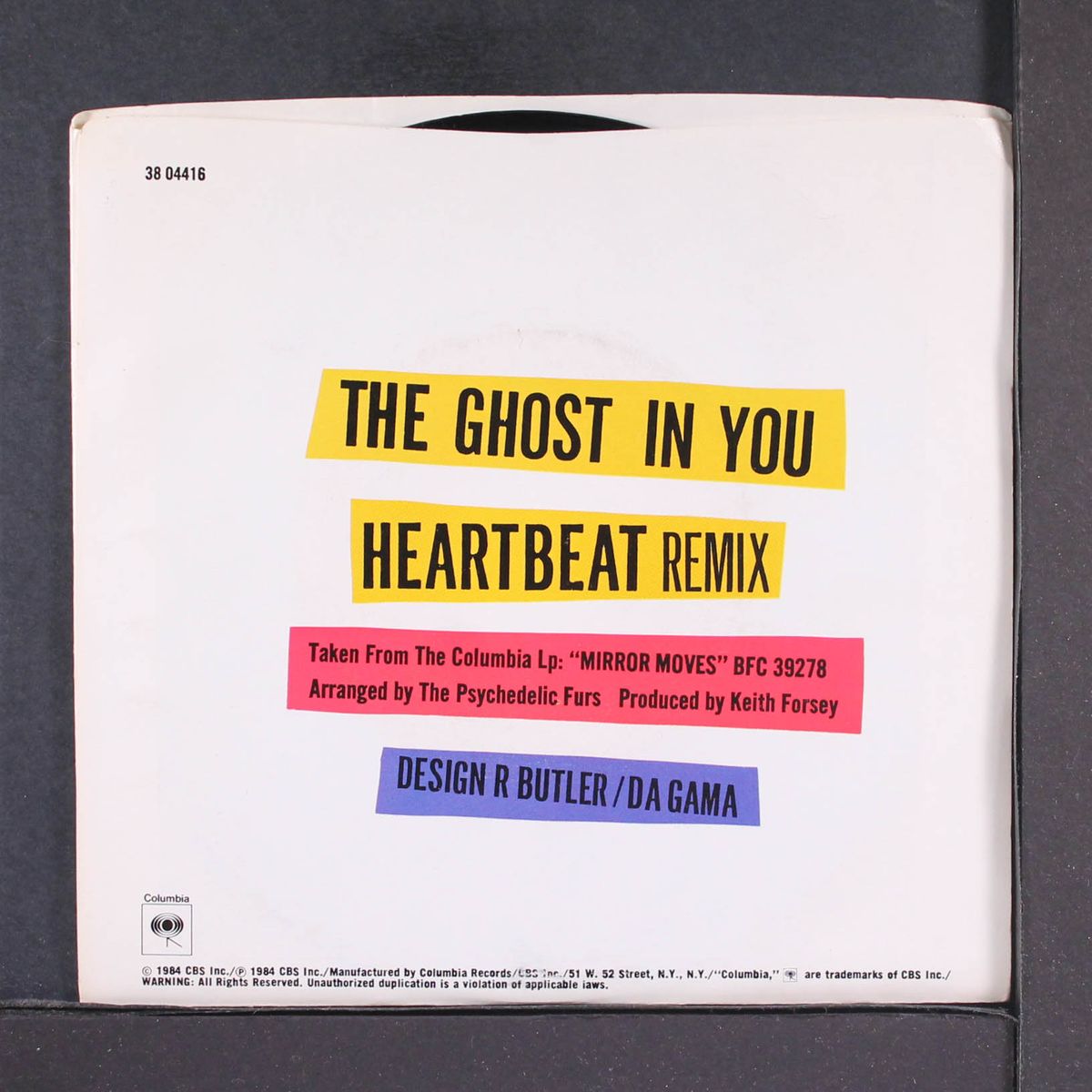 the ghost in you / heartbeat by PSYCHEDELIC FURS