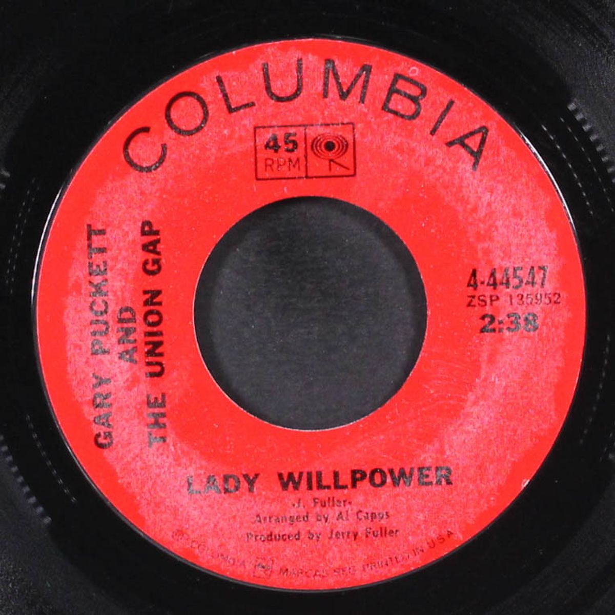 lady willpower / daylight stranger by GARY PUCKETT & UNION GAP