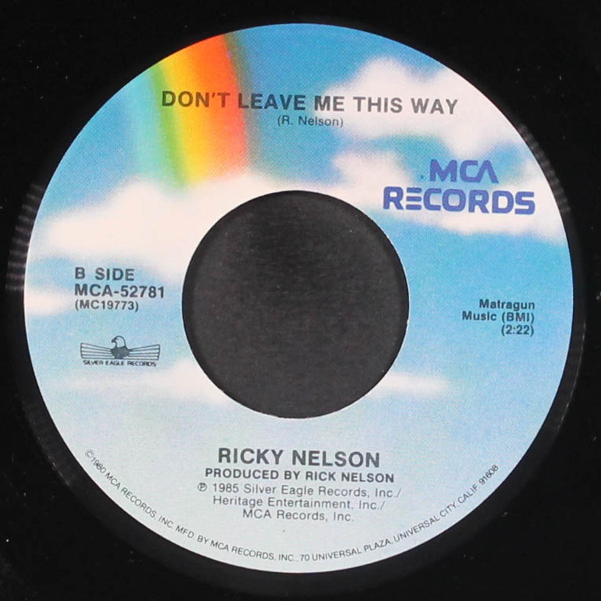 you know what i mean / don't leave me this way by RICKY NELSON