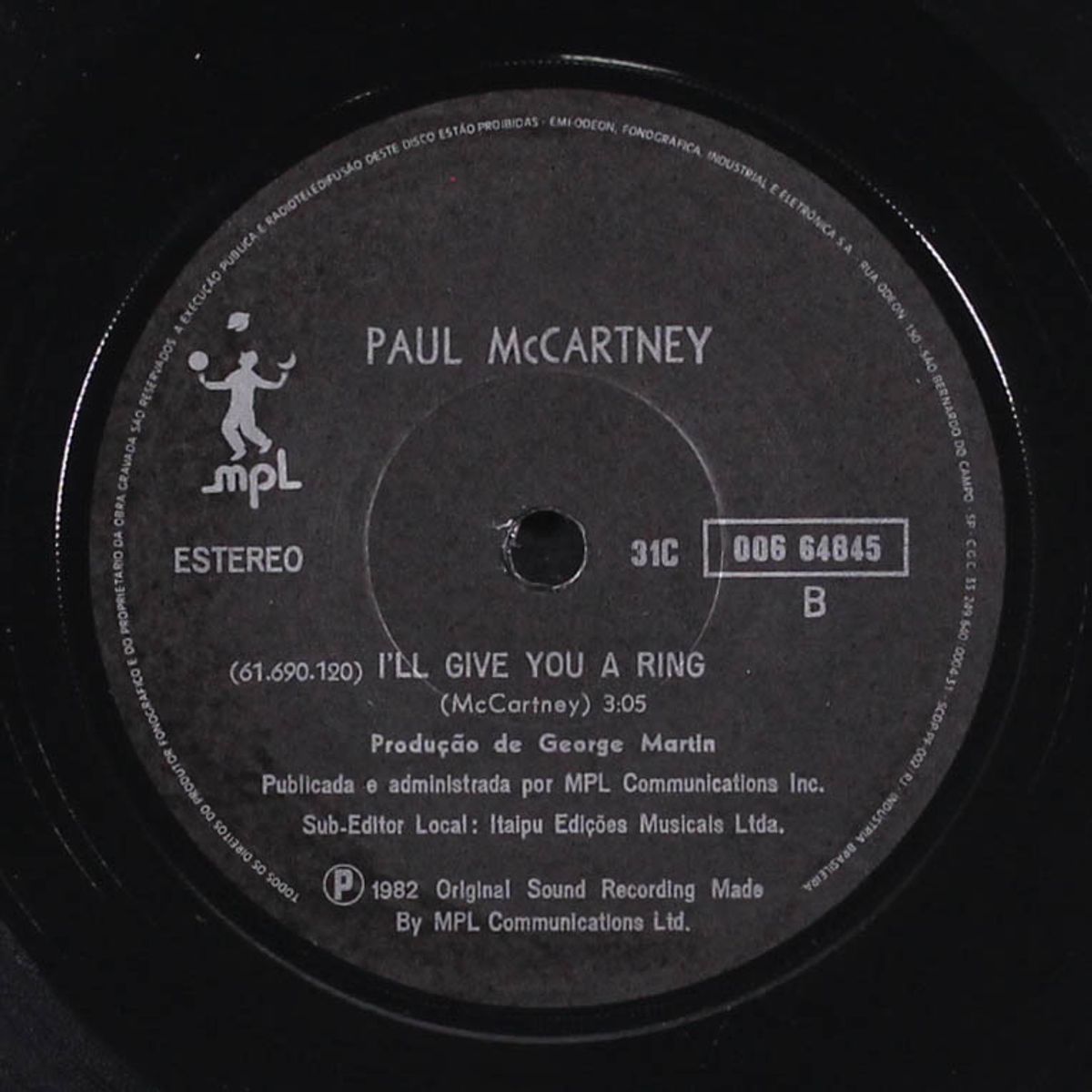 take it away / i'll give you a ring by PAUL MCCARTNEY