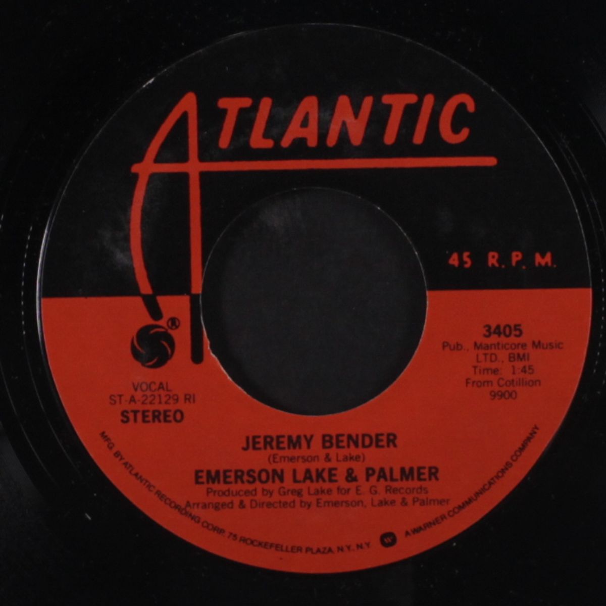 c'est la vie / jeremy bender by GREG LAKE