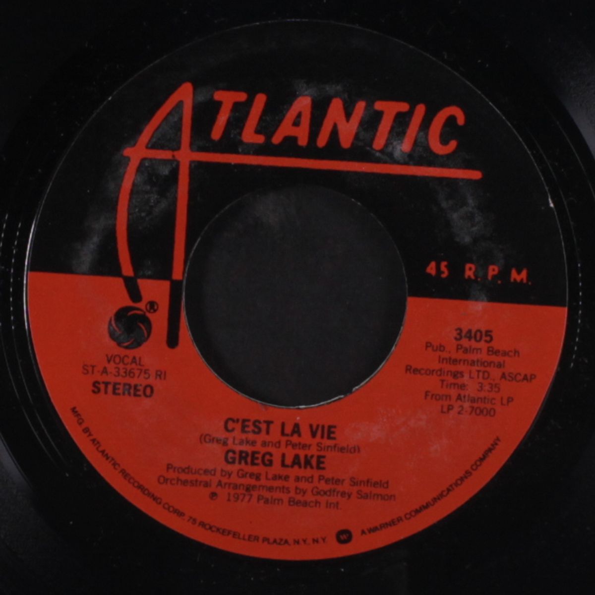 c'est la vie / jeremy bender by GREG LAKE