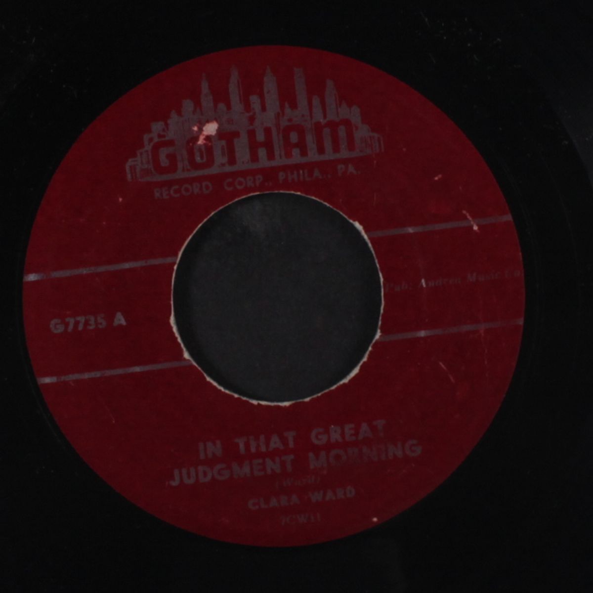 one way street / in that great judgment morning by CLARA WARD