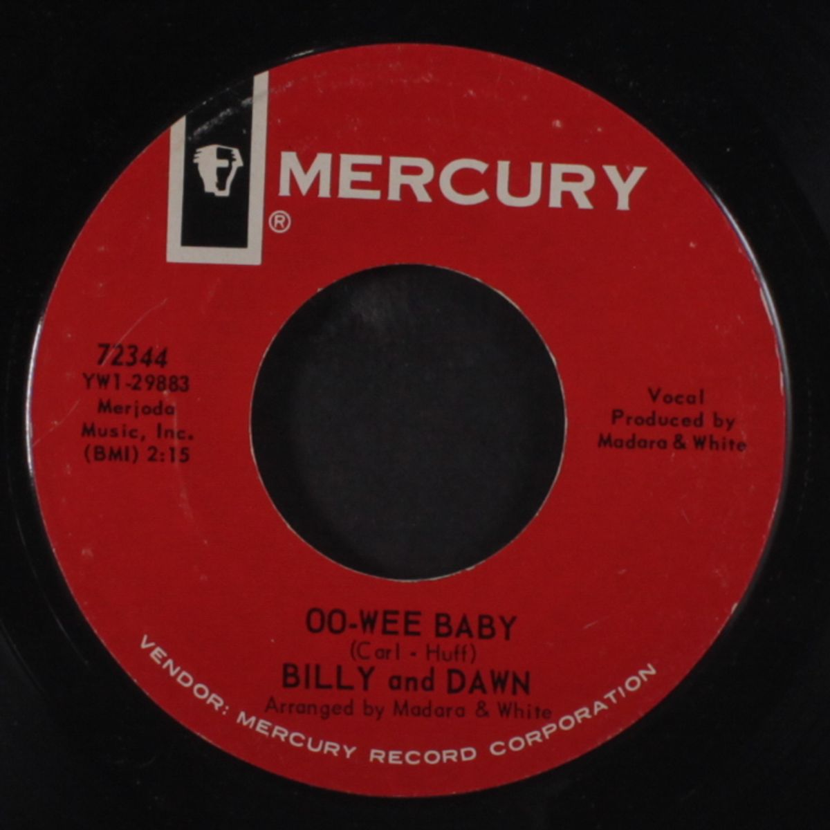 let's get together / oo-wee baby by BILLY & DAWN