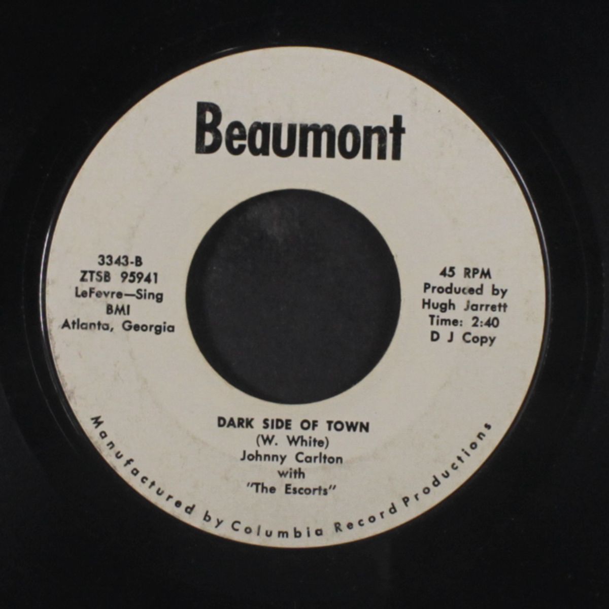 bamboo baby / dark side of town by JOHNNY CARLTON