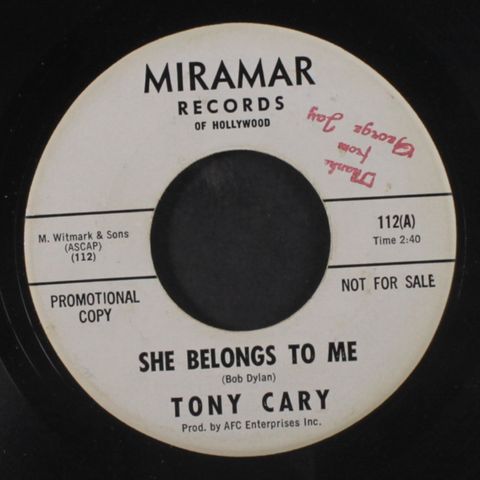 TONY CARY