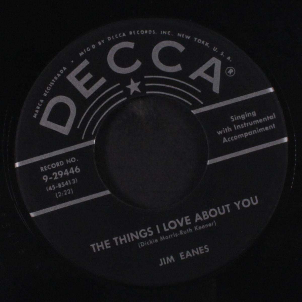 possum hollow / the things i love about you by JIM EANES