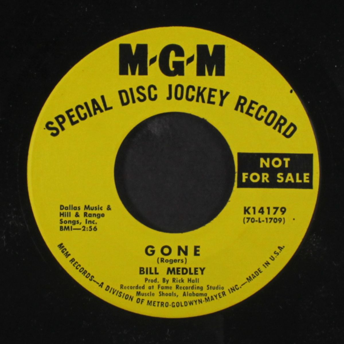 gone / same by BILL MEDLEY