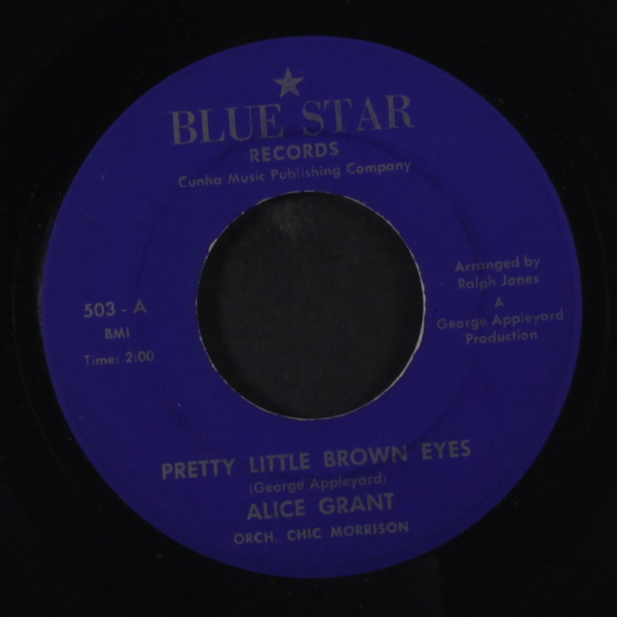 pretty little brown eyes / i am yours by ALICE GRANT