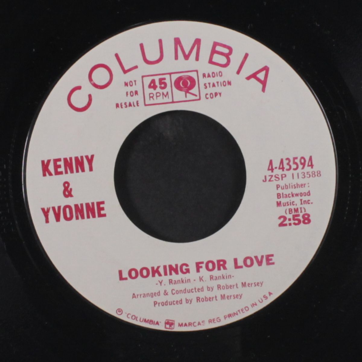 come on and be my love / looking for love by KENNY & YVONNE