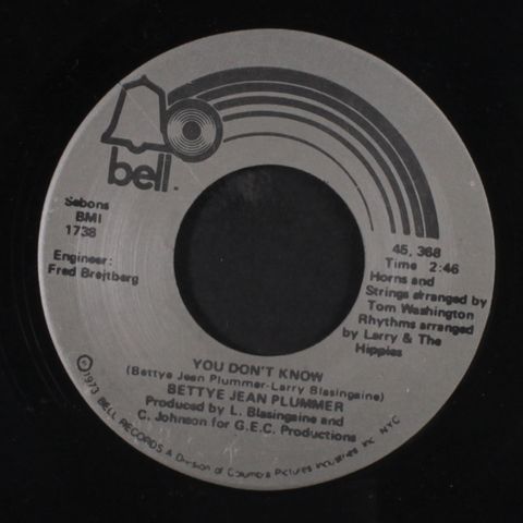 BETTYE JEAN PLUMMER