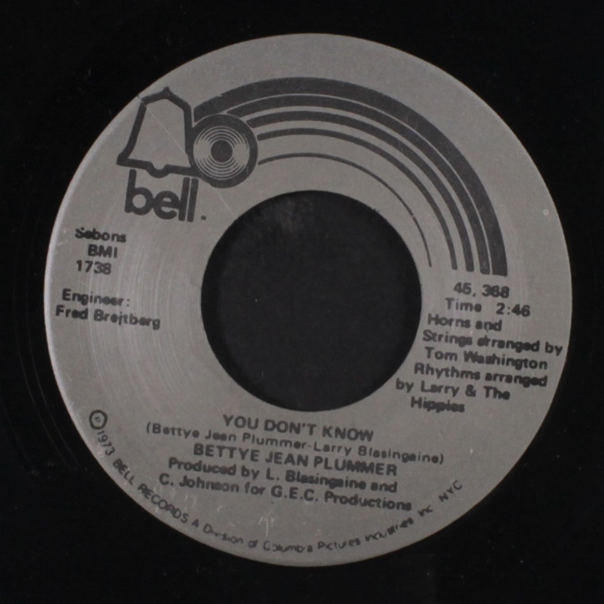 you don't know / i remember you well by BETTYE JEAN PLUMMER