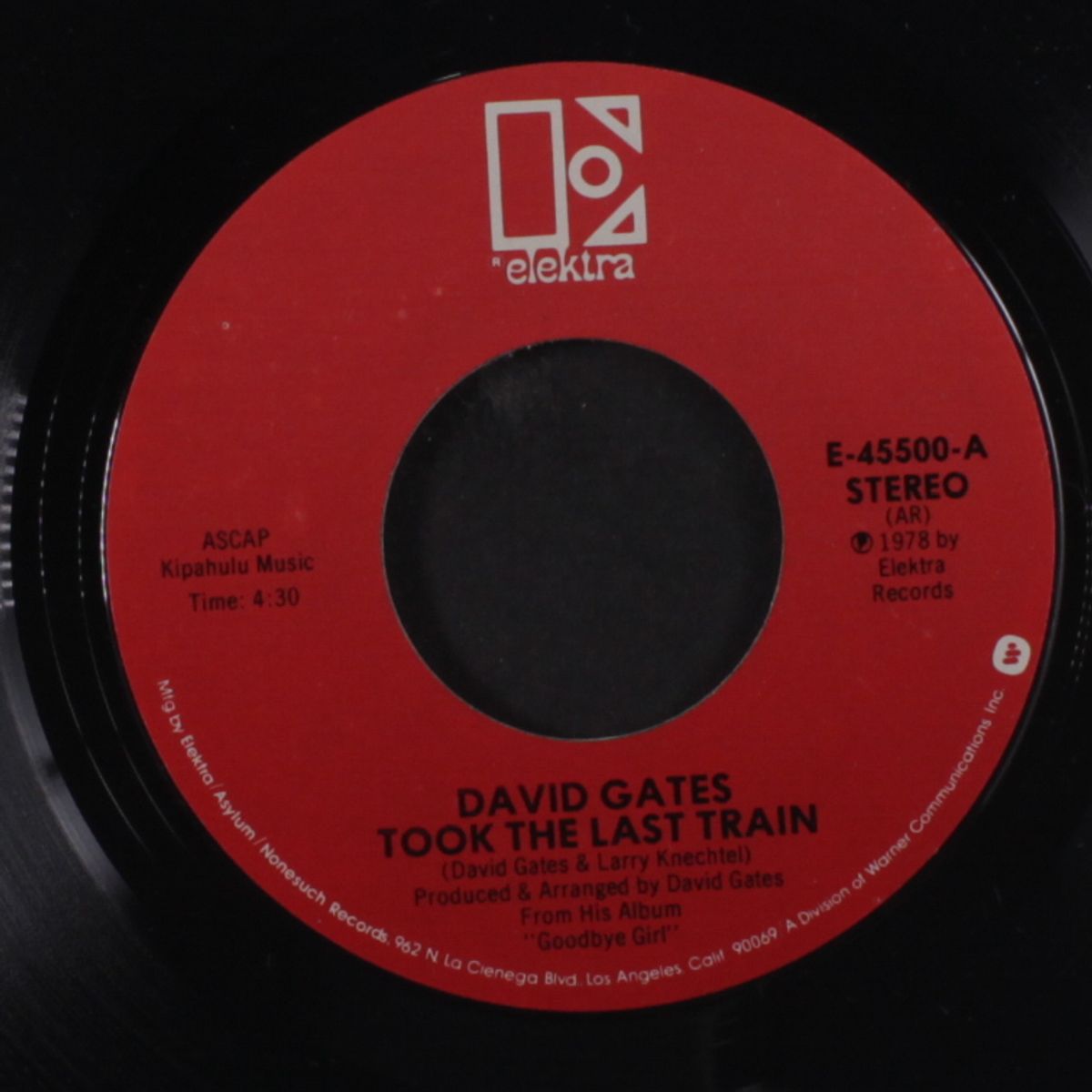 took the last train / ann by DAVID GATES