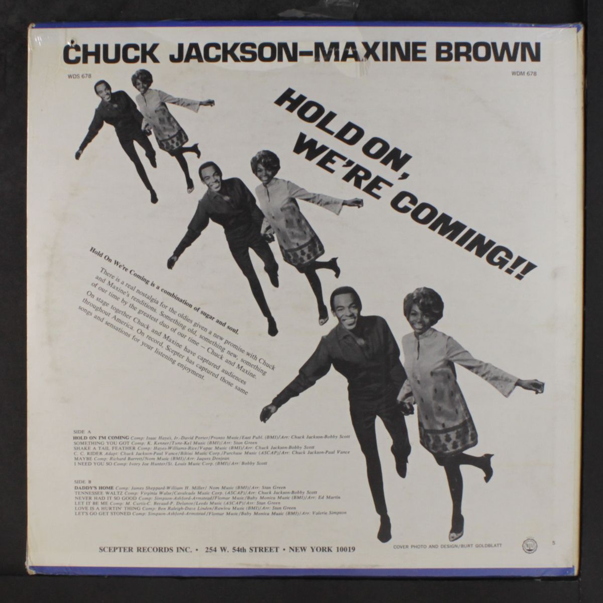 hold on, we're coming by CHUCK JACKSON & MAXINE BROWN