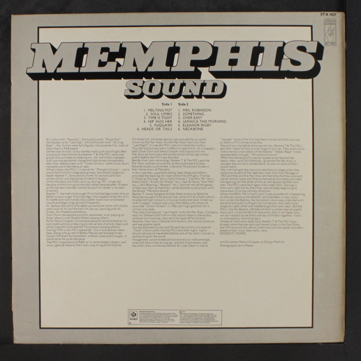 memphis sound by BOOKER T. & MG'S