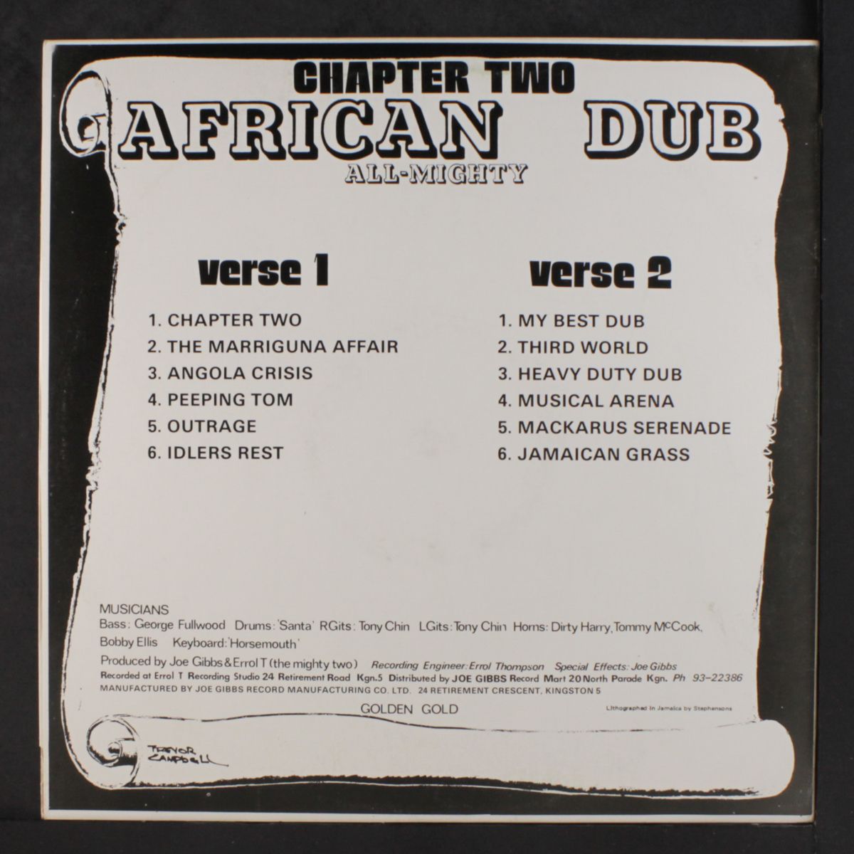 african dub - all mighty - chapter two by JOE GIBBS & PROFESSIONALS