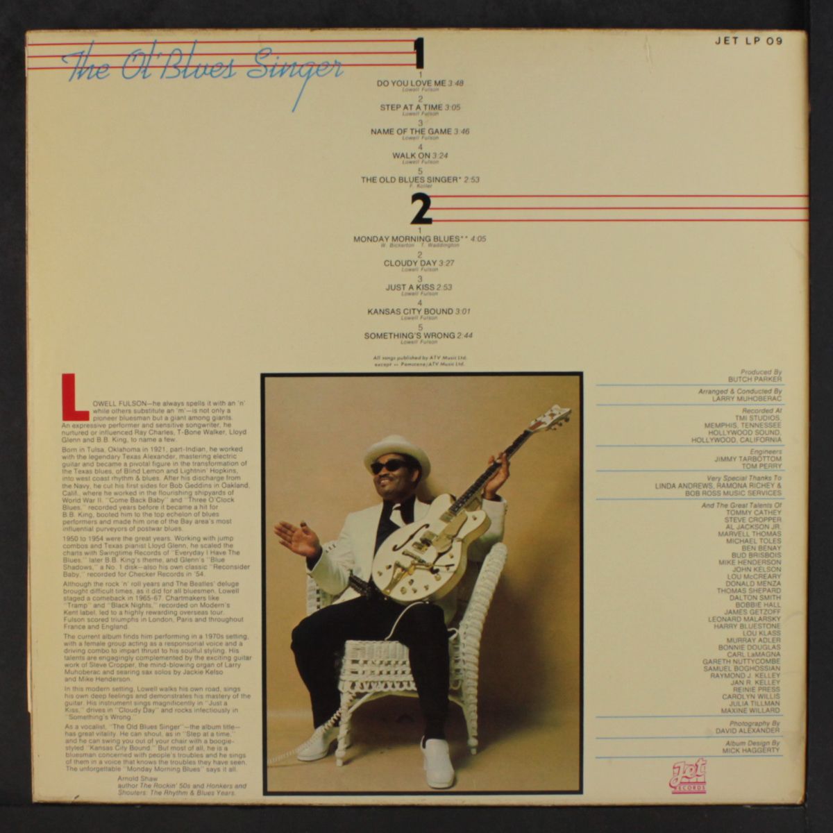 the ol' blues singer by LOWELL FULSON