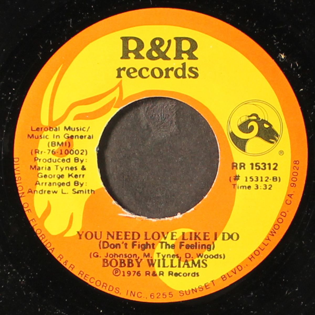everybody needs love sometime / you need love like i do by BOBBY WILLIAMS