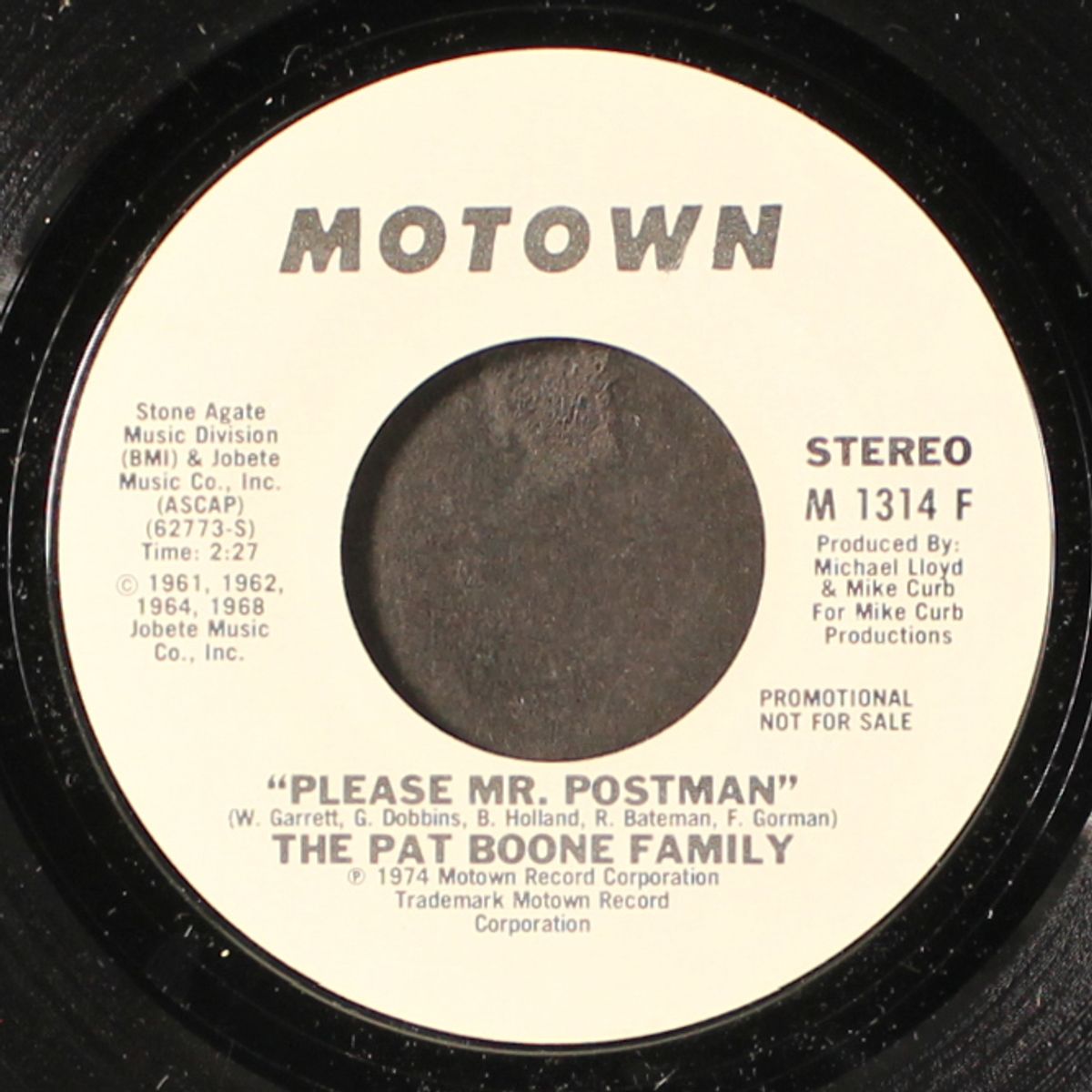 please mr. postman / mono by PAT BOONE FAMILY