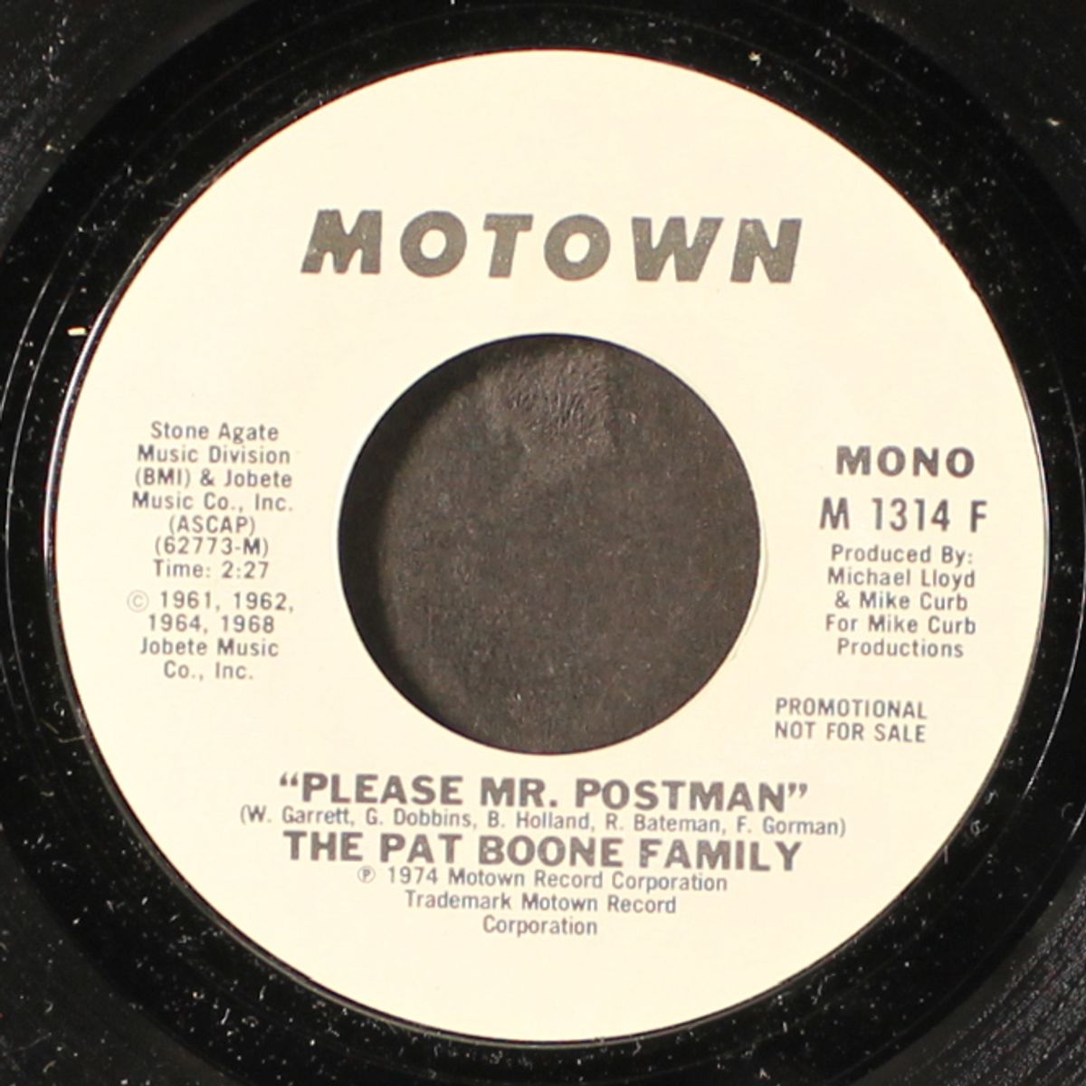 please mr. postman / mono by PAT BOONE FAMILY