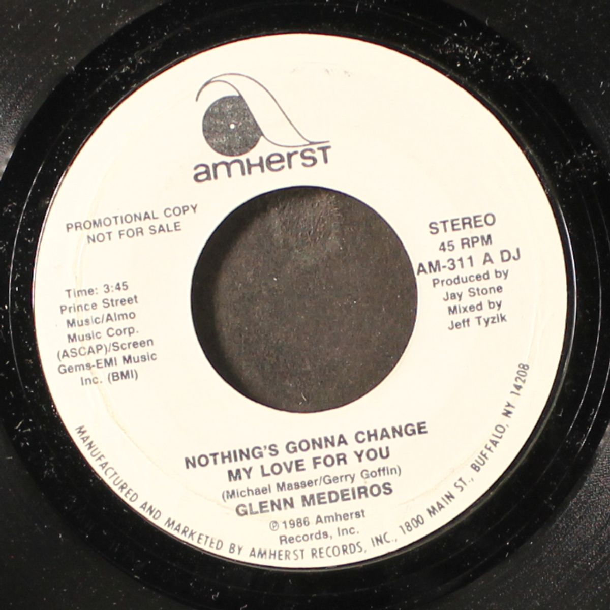 nothing's gonna change for you / same by GLENN MEDEIROS