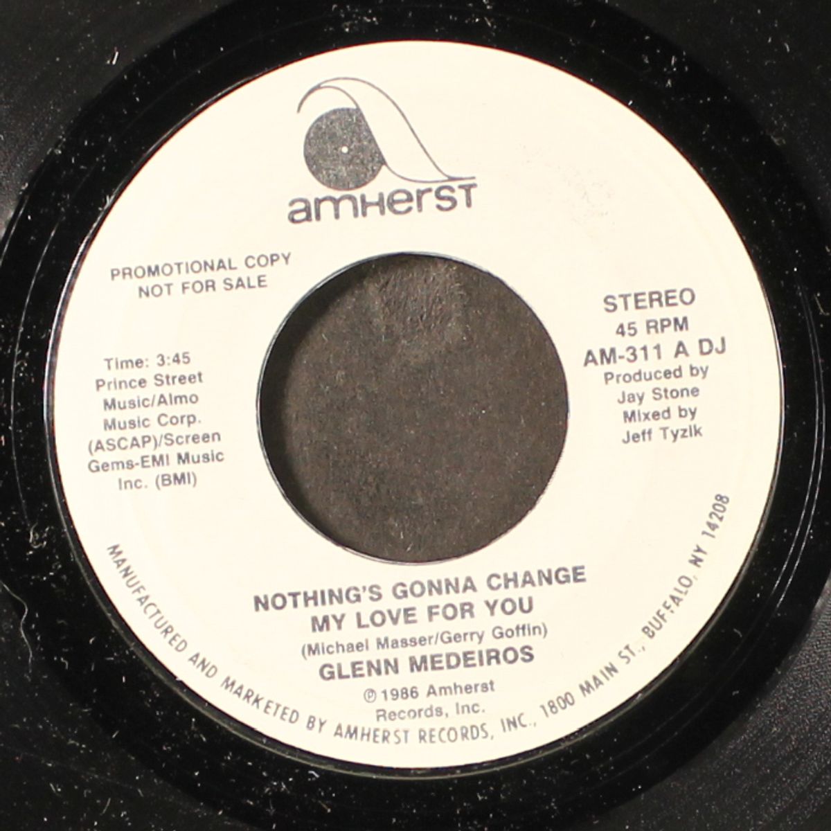 nothing's gonna change for you / same by GLENN MEDEIROS