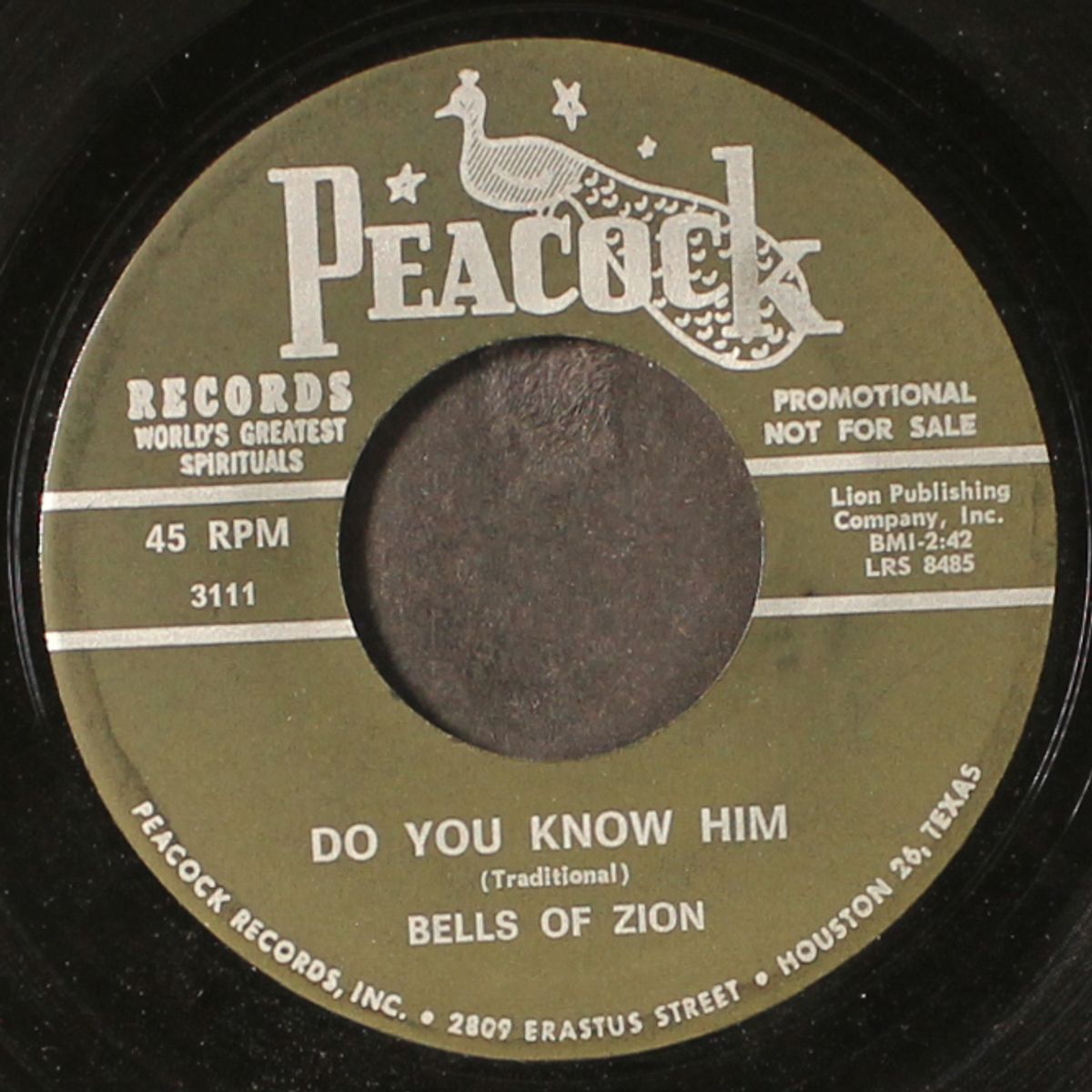 do you know him by BELLS OF ZION