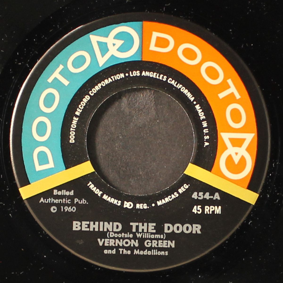 rocket ship / behind the door by VERNON GREEN & MEDALLIONS