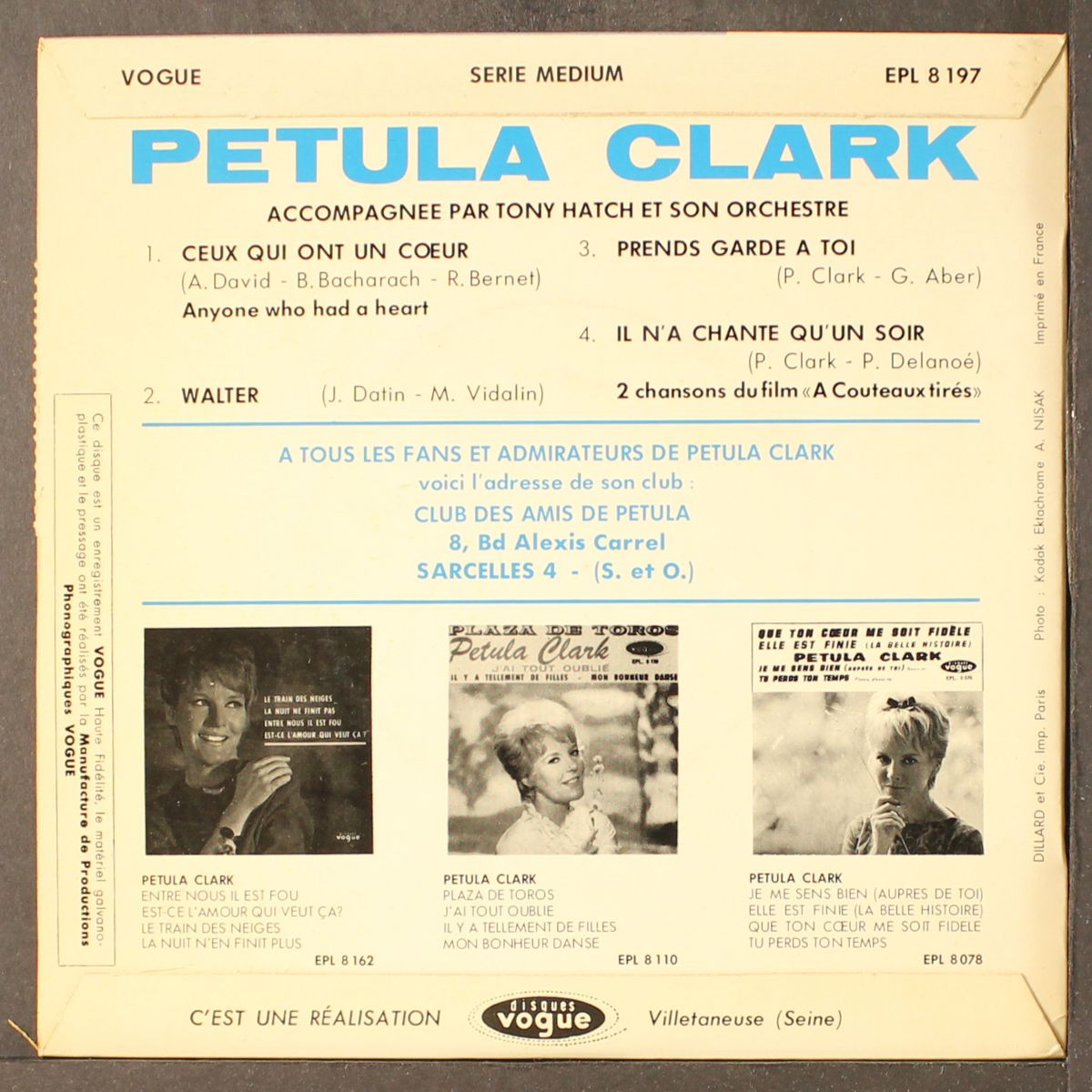 anyone who had a heart / +3 by PETULA CLARK