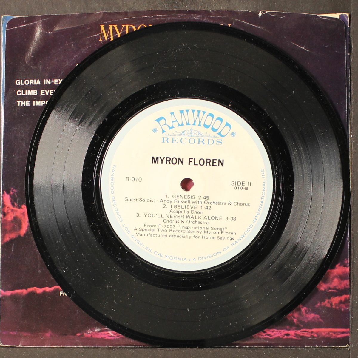 inspirational songs by MYRON FLOREN