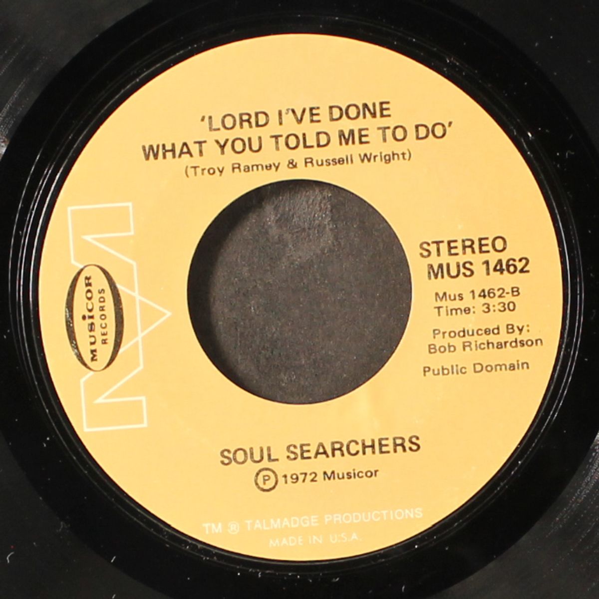 great change / lord i've done what you told me to do by SOUL SEARCHERS
