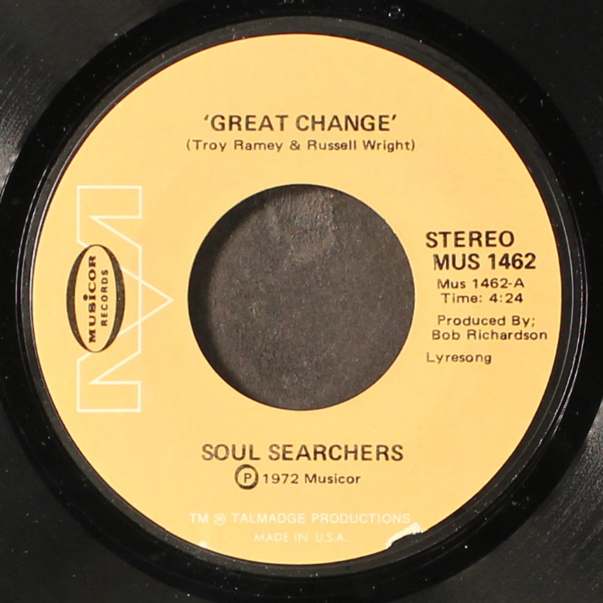 great change / lord i've done what you told me to do by SOUL SEARCHERS