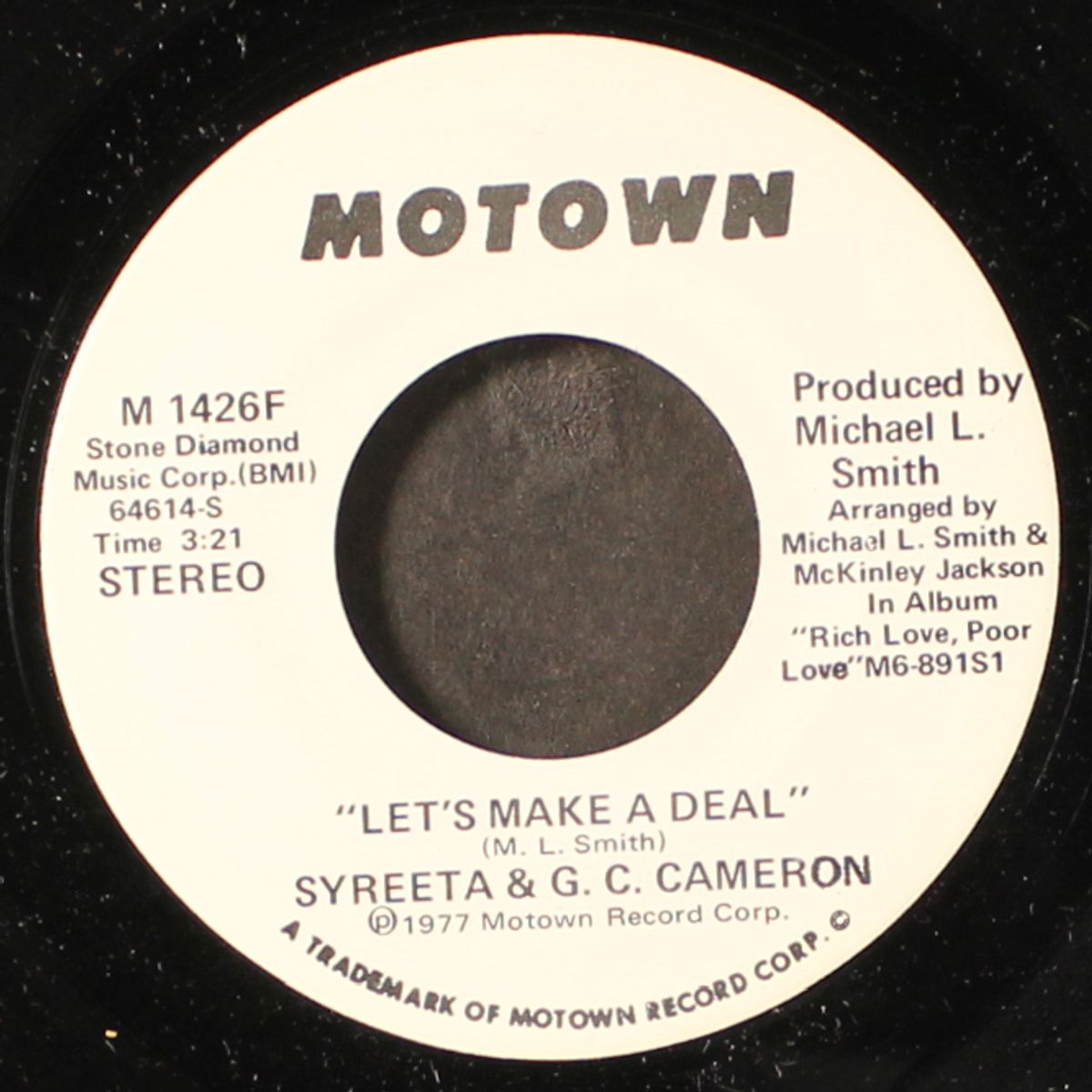 let's make a deal / mono by SYREETA & G.C. CAMERON