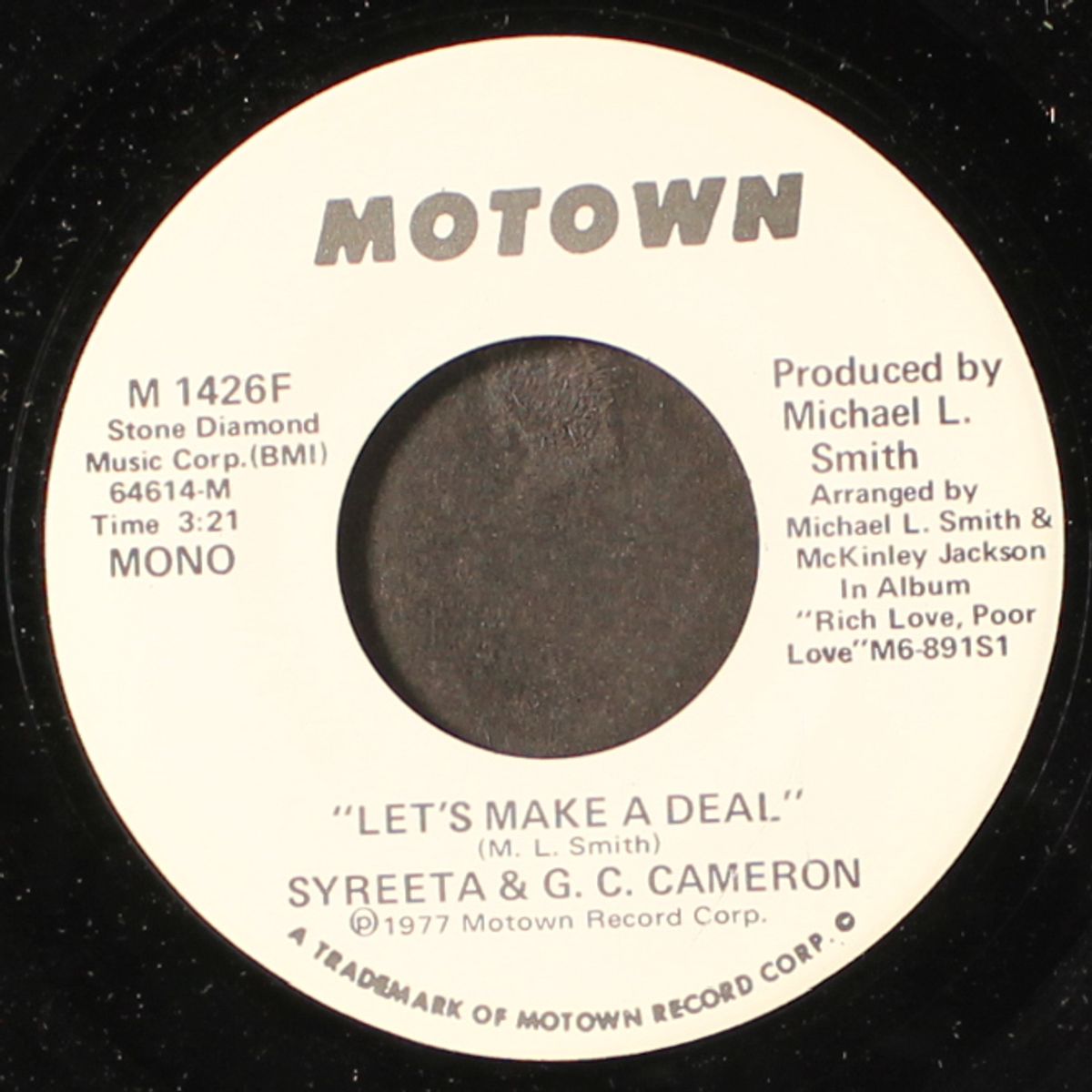 let's make a deal / mono by SYREETA & G.C. CAMERON