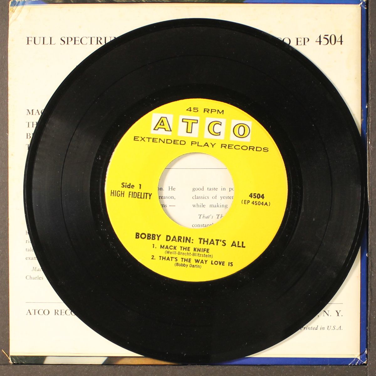 that's all by BOBBY DARIN