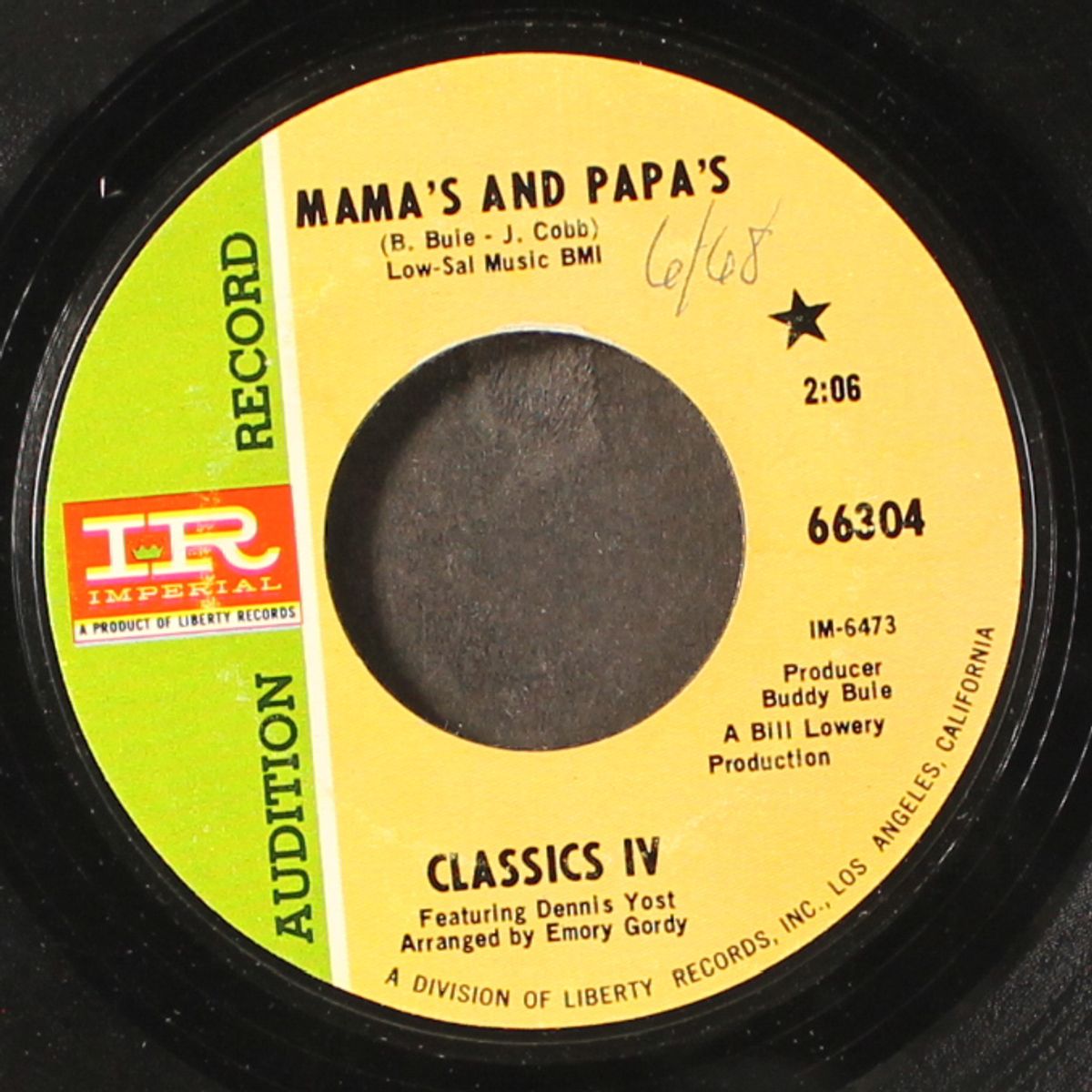 mama's & papa's / waves by CLASSICS IV