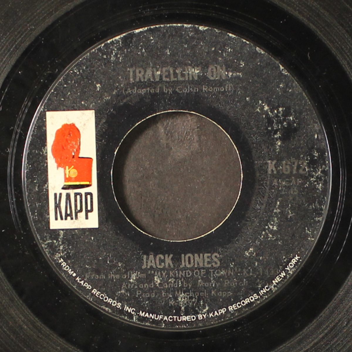 travellin' on / seein' the right love go wrong by JACK JONES