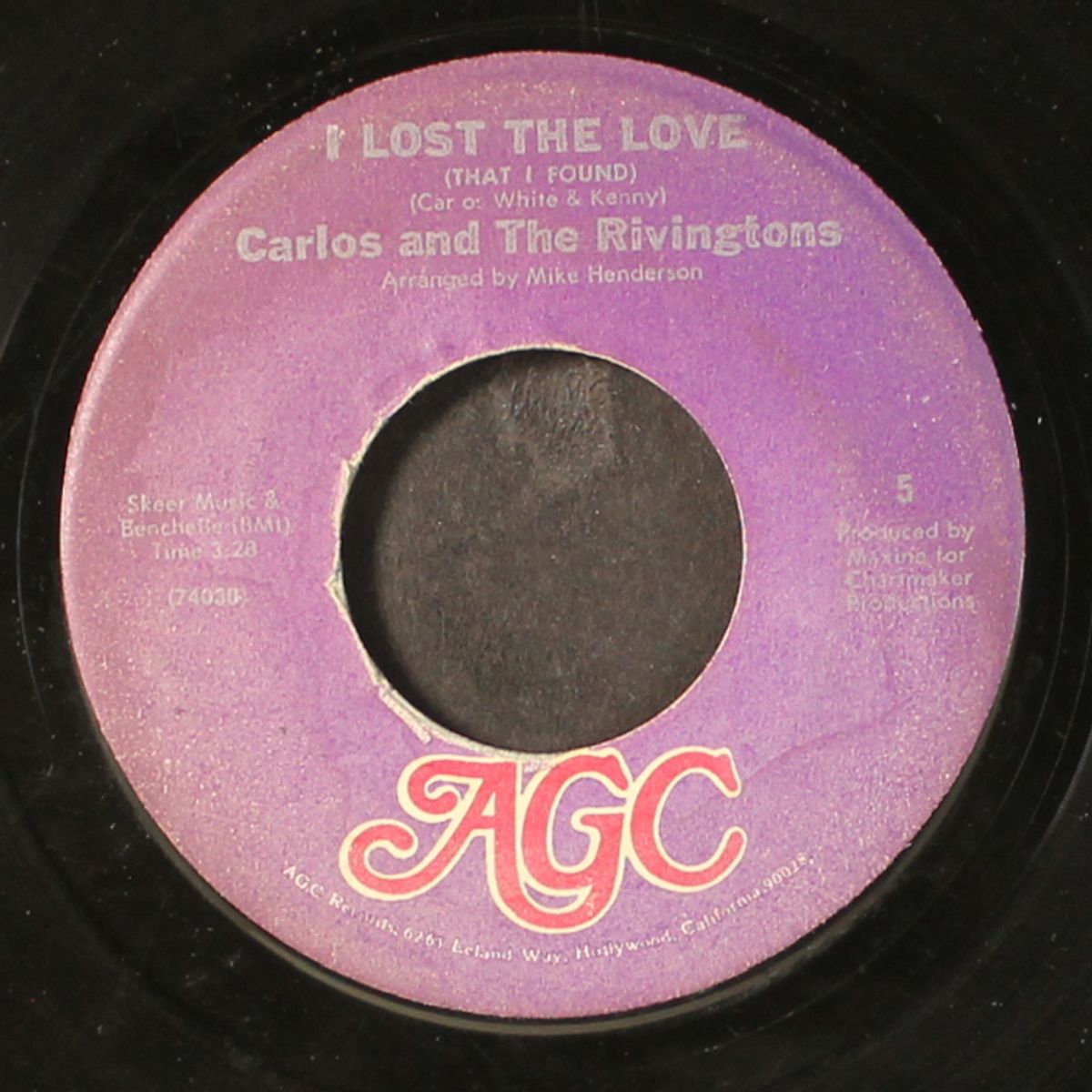mind your man / i lost the love by CARLOS & RIVINGTONS