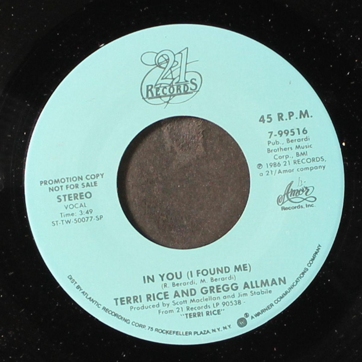 in you (i found me / same) by TERRI RICE & GREGG ALLMAN